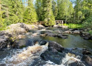 Рускеальские водопады – Ахвенкоски в Карелии