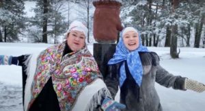 Деревня Киндасово зимой