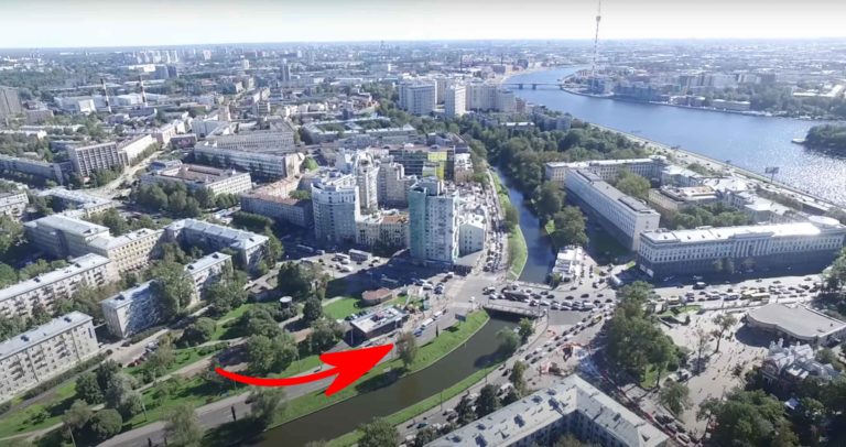 Отправление от метро Черная Речка