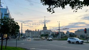 Петрозаводск вечером