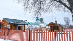 александро-свирский монастырь, соборный комплекс зимой
