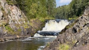 Кивач осенью