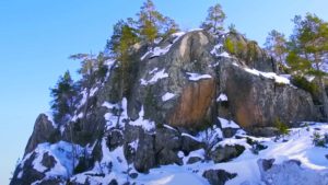 Зимой Ладожские шхеры