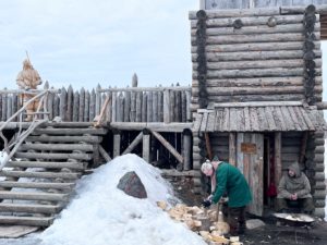 викинги, крепость "Черного медведя", кузнец