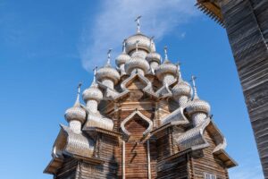 Церковь Преображения Господня Купола в Кижи
