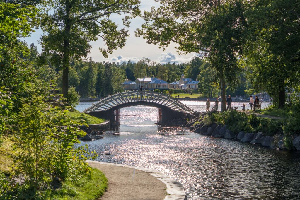 Мостик в парке Монрепо, Выборг