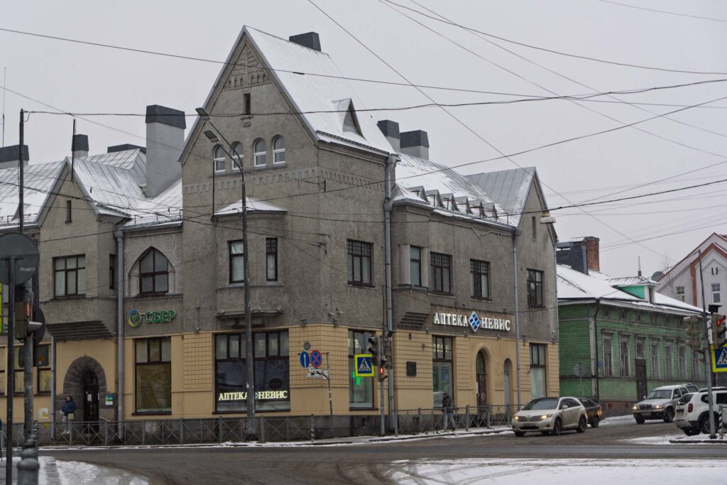 Историческое здание в центре Сортавалы