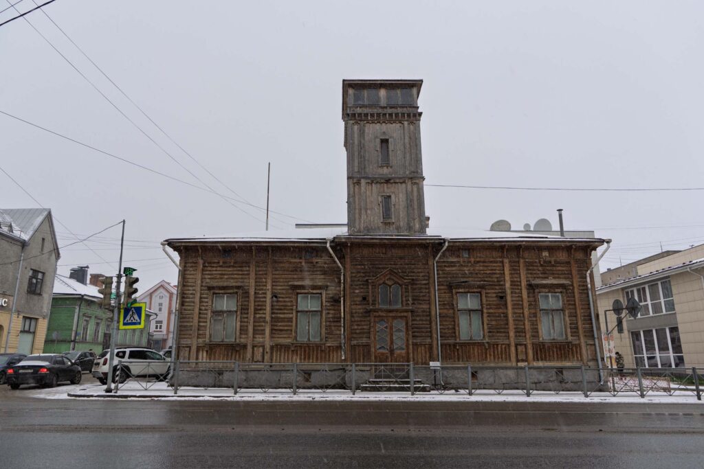 Старая пожарная каланча Сортавалы