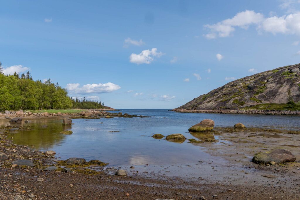 Выход к морю Архипелага Кузова на Соловках